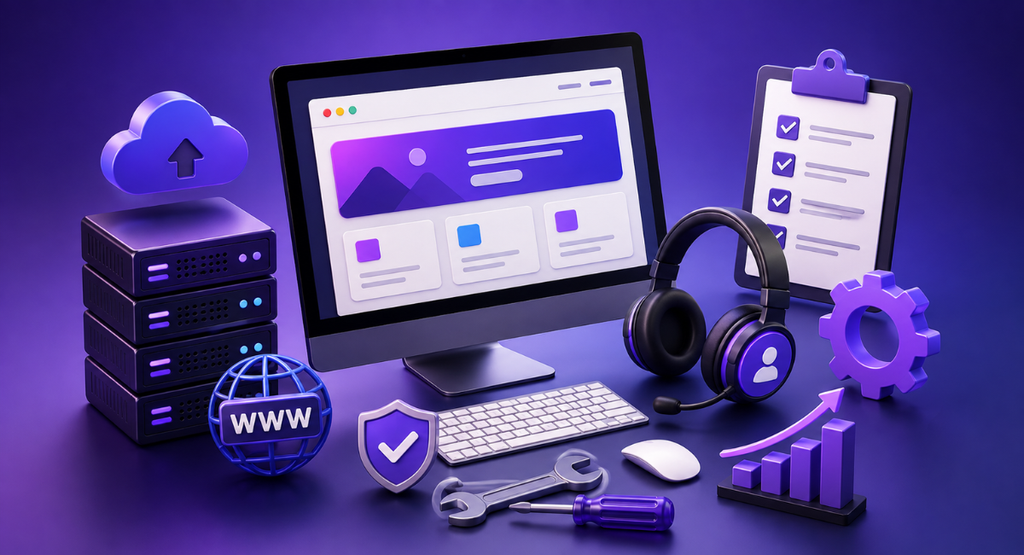 O que esta incluido na criacao de um site 1